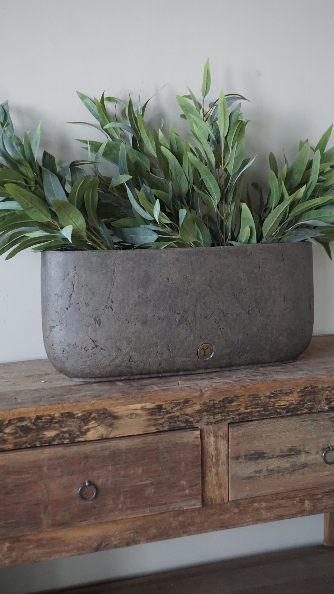 Brynxz Plantenbak Ovaal | Majestic Bruin | H24xB56xD18 cm