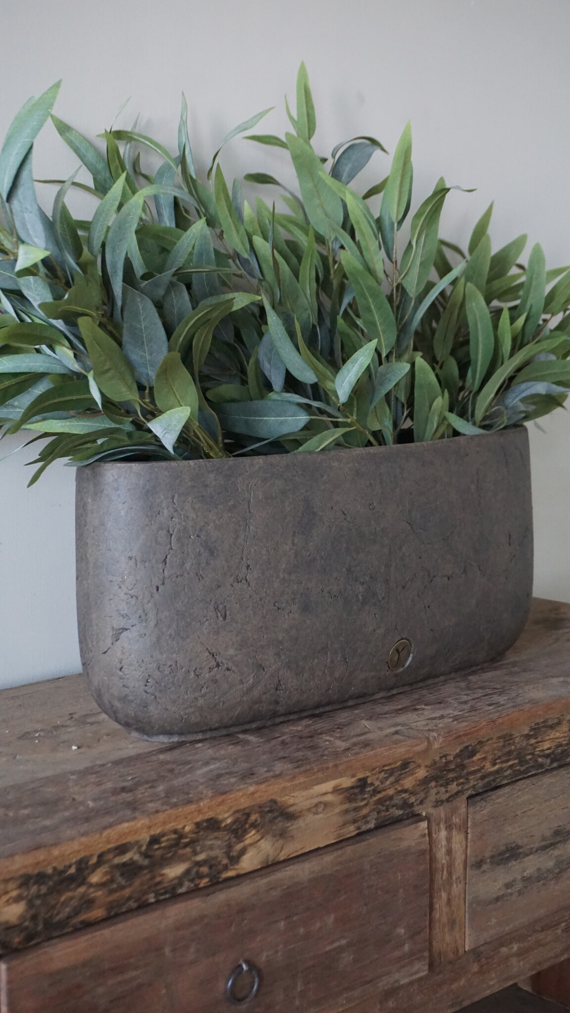 Brynxz Plantenbak Ovaal | Majestic Bruin | H24xB56xD18 cm