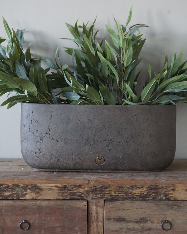 Brynxz Plantenbak Ovaal | Majestic Bruin | H24xB56xD18 cm