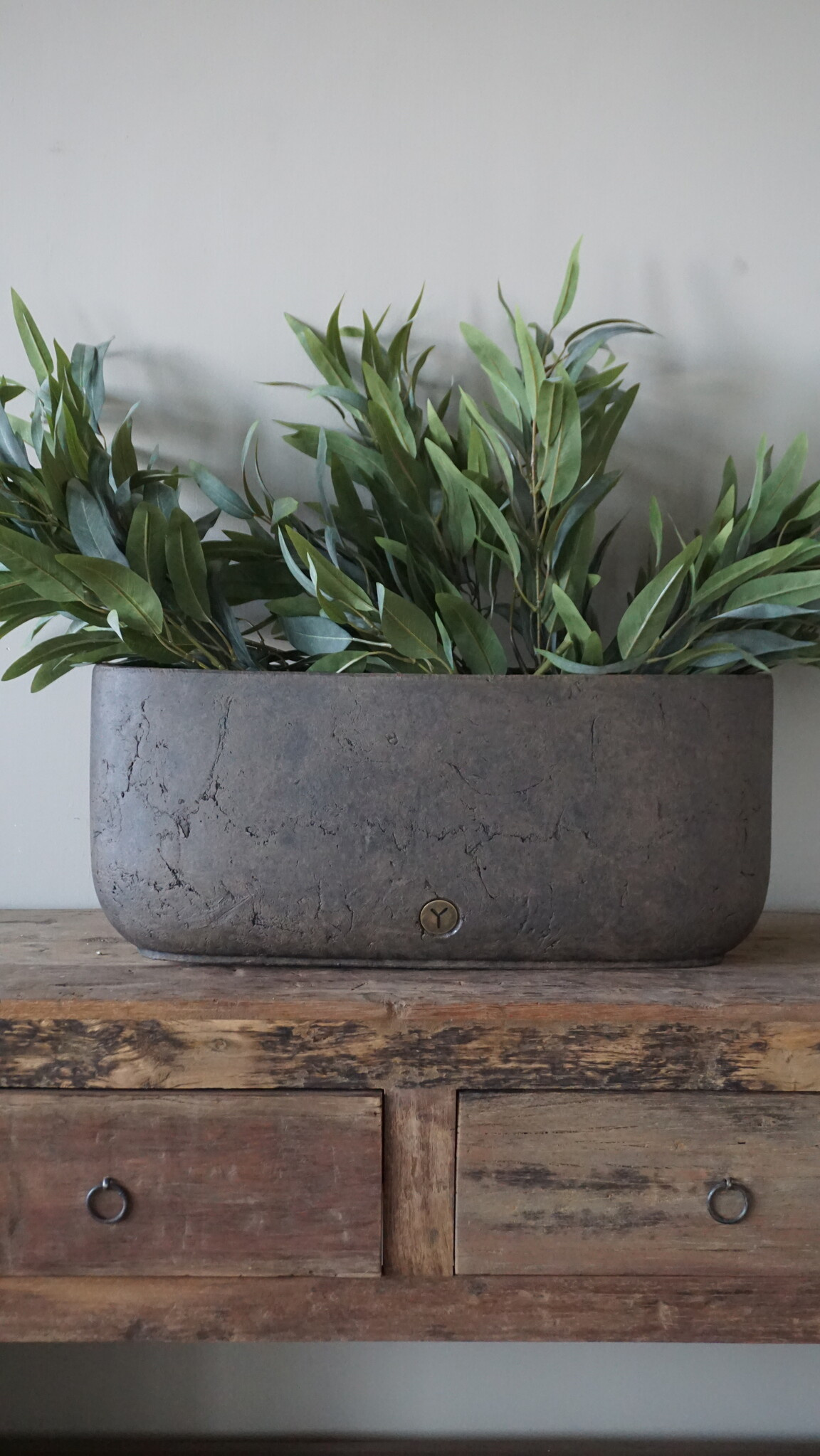 Brynxz Plantenbak Ovaal | Majestic Bruin | H24xB56xD18 cm