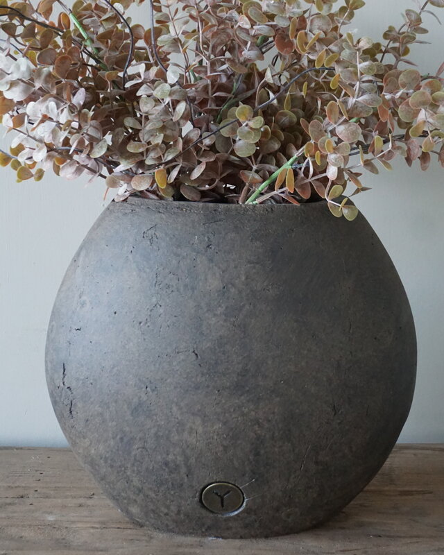 Brynxz Plantenbak Ovaal Moon | Majestic Bruin | 28x17x25 cm