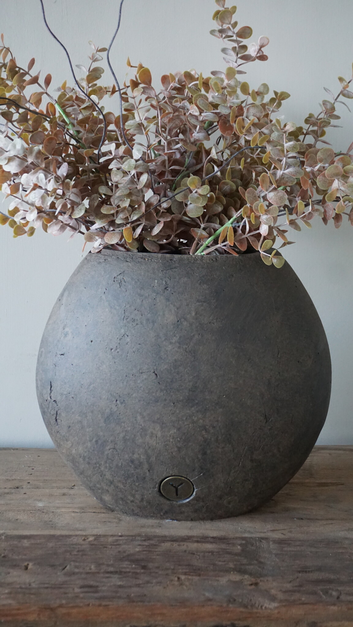 Brynxz Plantenbak Ovaal Moon | Majestic Bruin | 28x17x25 cm