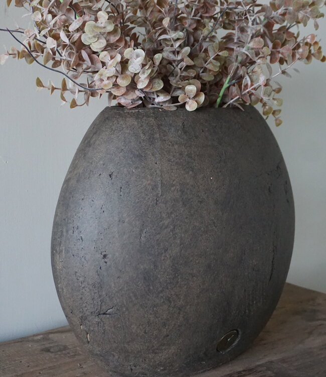 Brynxz Plantenbak Ovaal Moon | Majestic Bruin | 34x20x30 cm