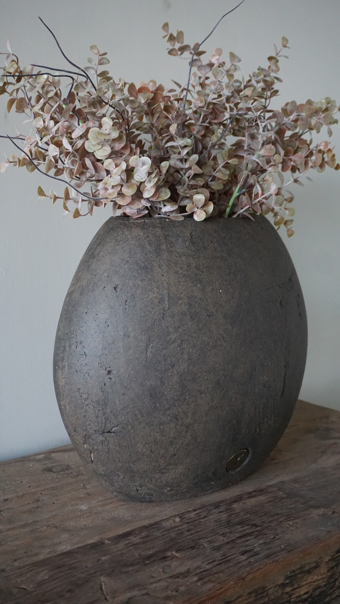Brynxz Plantenbak Ovaal Moon | Majestic Bruin | 34x20x30 cm