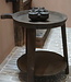 Luksa Home Collection Bijzettafel Hout Josefien Met Schaal H60xB50 Cm