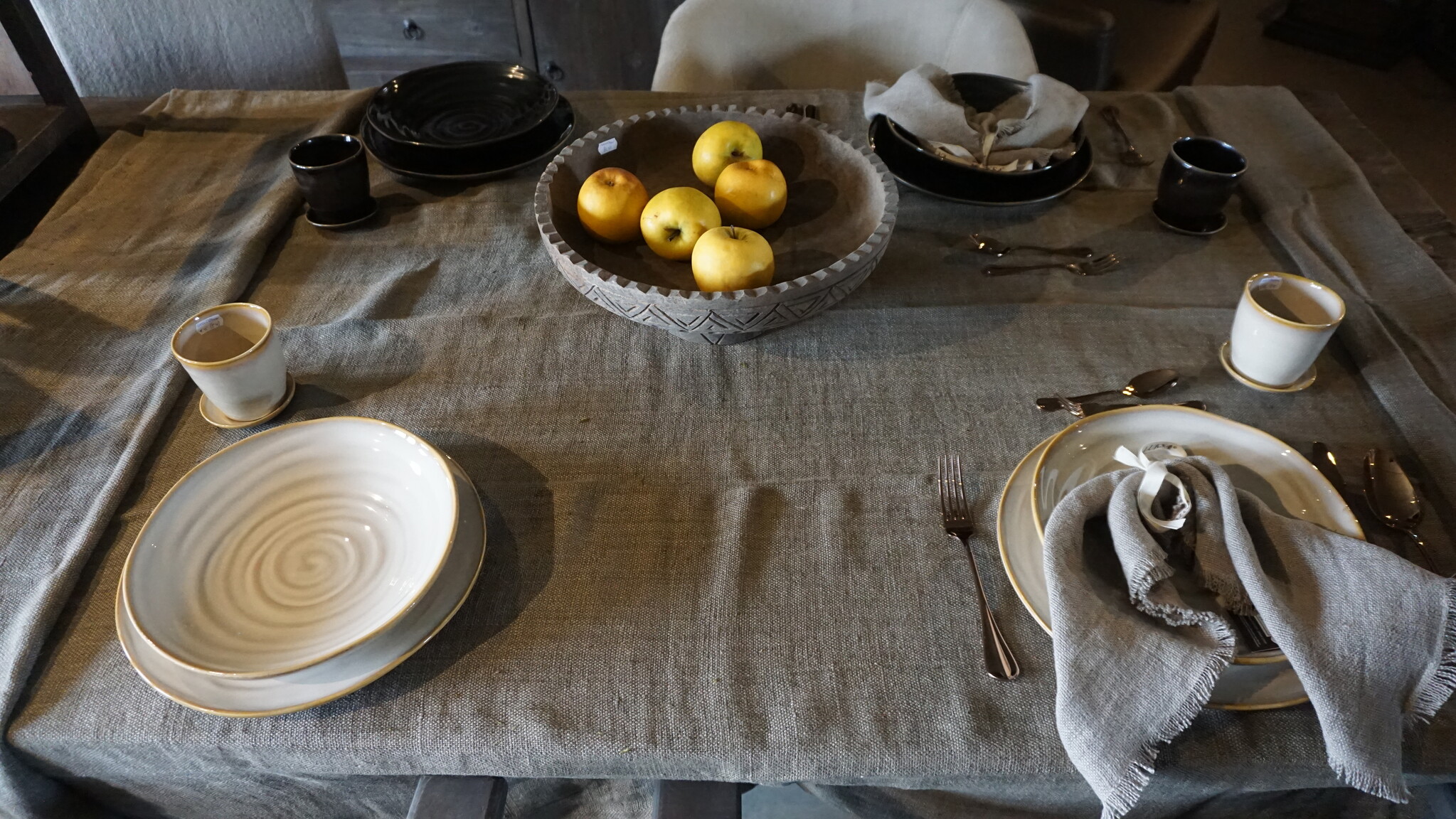 Luksa Home Collection Plaid/Tafelkleed Azra | Taupe | 2 Maten