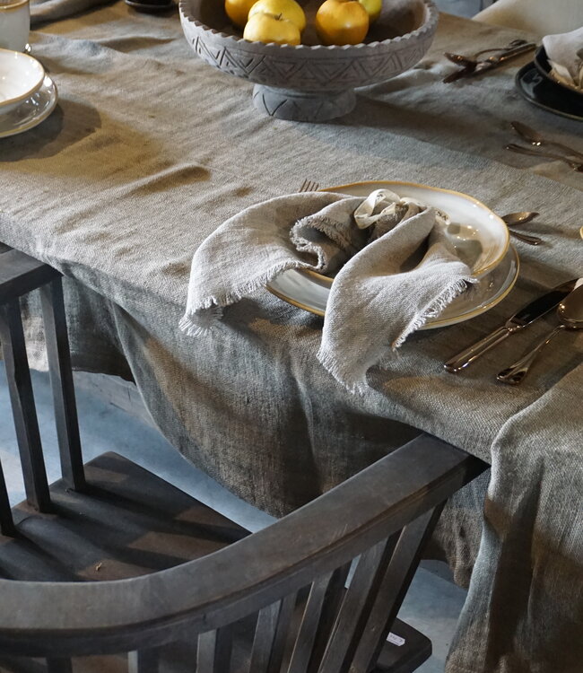 Luksa Home Collection Plaid/Tafelkleed Azra | Taupe | 2 Maten