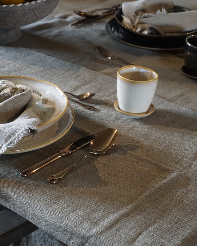 Luksa Home Collection Plaid/Tafelkleed Azra | Taupe | 2 Maten