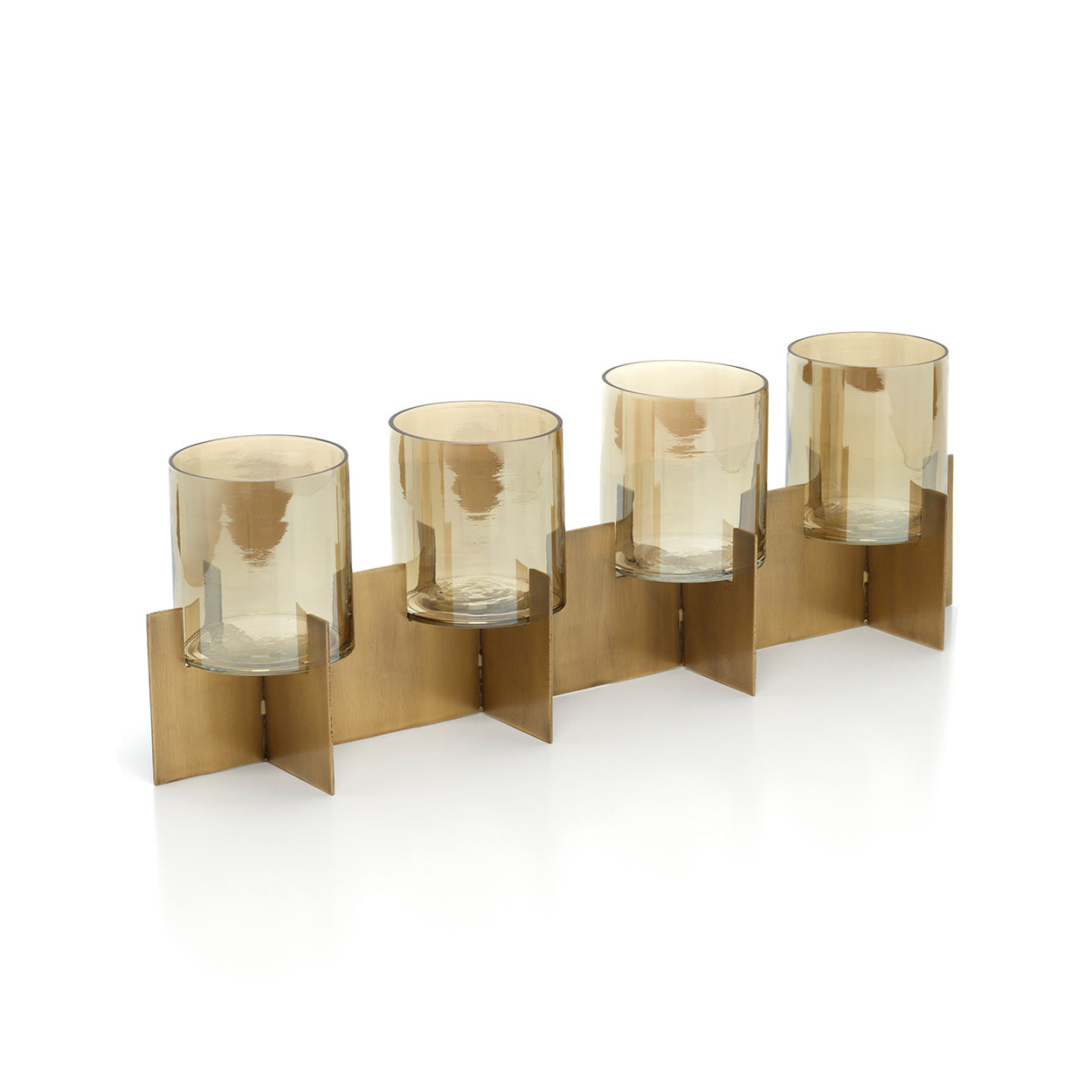Bazar Bizar Antwerp De Quarta kandelaar - goud - H16,5xB53xD13 cm