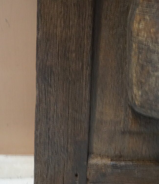 Rene Houtman Wandpaneel Met Vaas/Kruik | Houten Lijst | H51xB34,5 cm