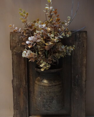 Rene Houtman Wandpaneel Met Vaas/Kruik | Houten Lijst | H43,5xB32 cm