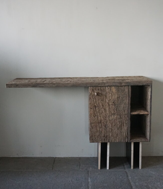 Rene Houtman Zwevend Toiletmeubel Lieke | Geborsteld Eikenhout