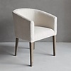Eetkamerstoel Sophie 100% Linnen - Taupe Of Beige