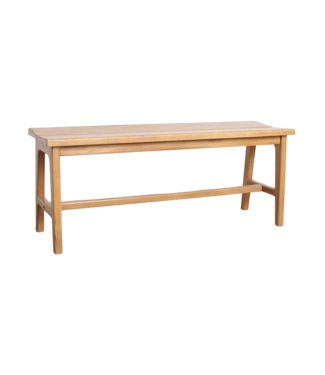 Raw Materials Amsterdam Teakhouten bankje - 120x35x48 cm