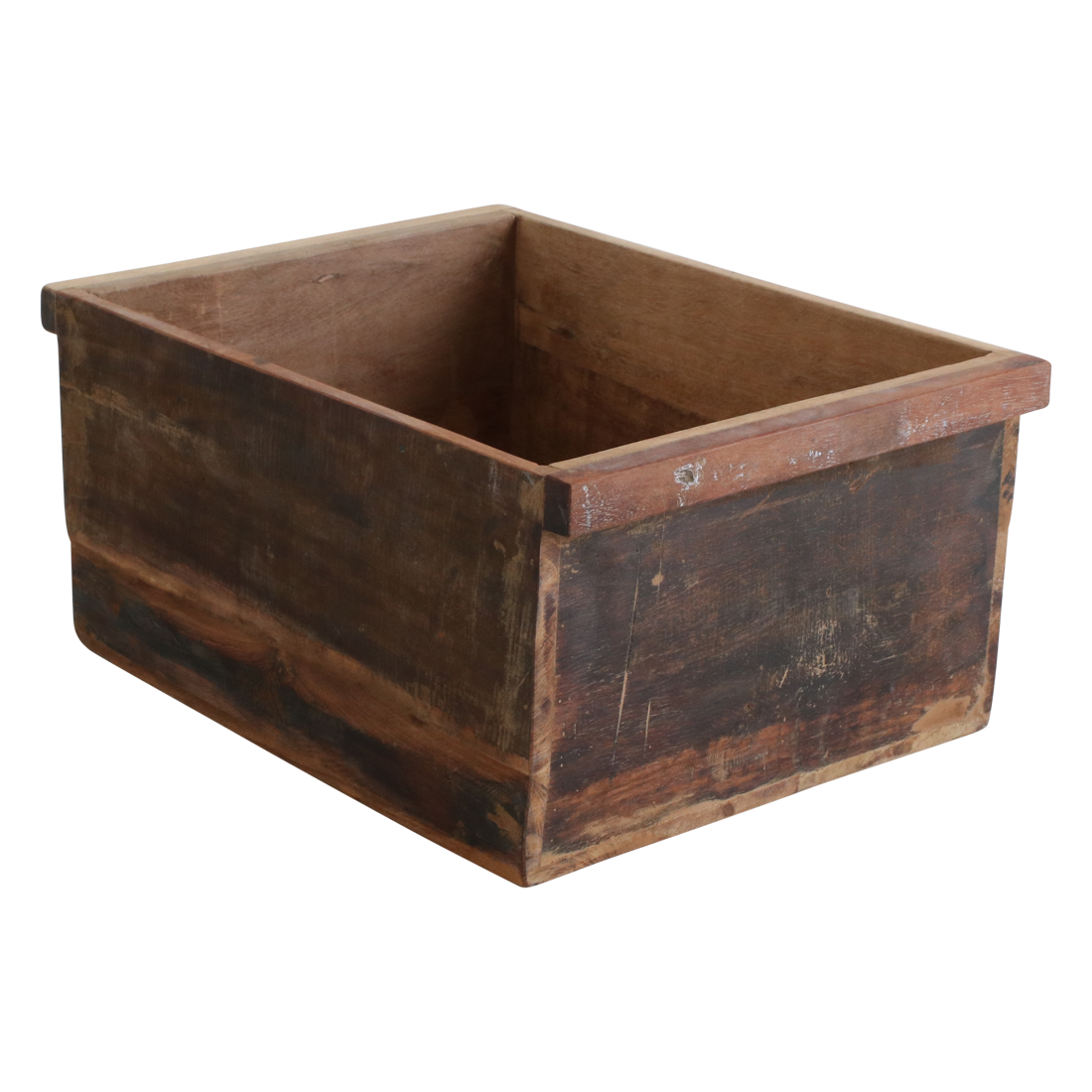Raw Materials Amsterdam Factory opbergbox - FSC-gecertificeerd gerecycled hout - 42 x 20 x 30 cm