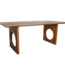Raw Materials Amsterdam Eettafel 'Loop' van mangohout met afgeronde en afgeschuinde rand - 200 cm