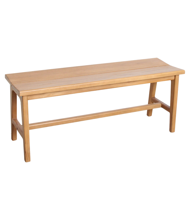 Raw Materials Amsterdam Teakhouten bankje - 120x35x48 cm