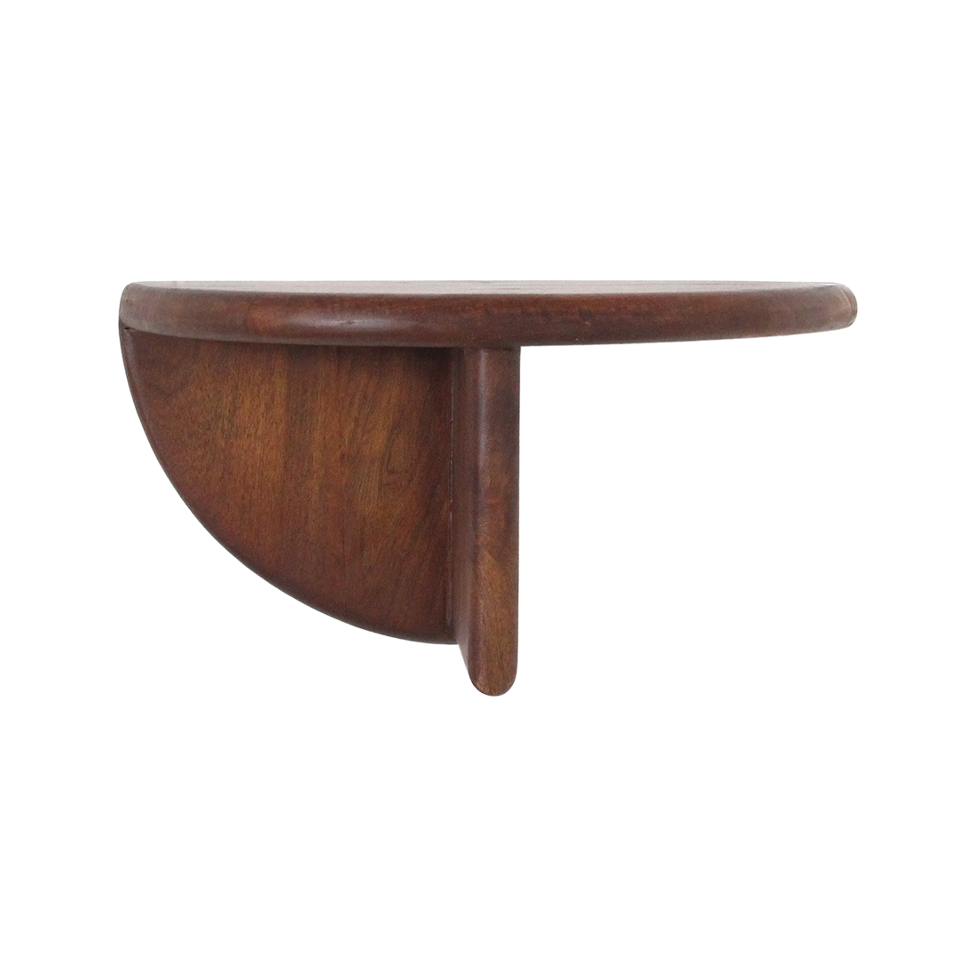 Raw Materials Amsterdam Ronde mangohouten wandplank met afgeronde rand
