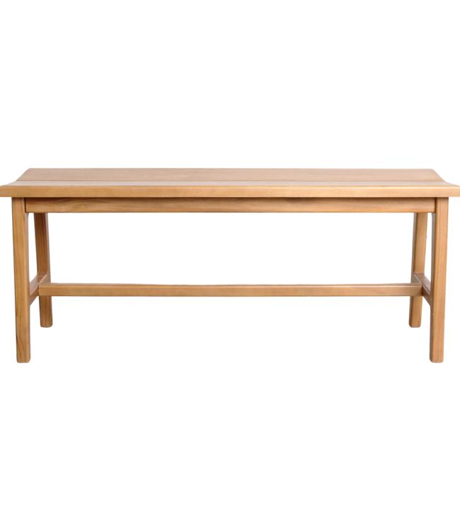 Raw Materials Amsterdam Teakhouten bankje - 120x35x48 cm