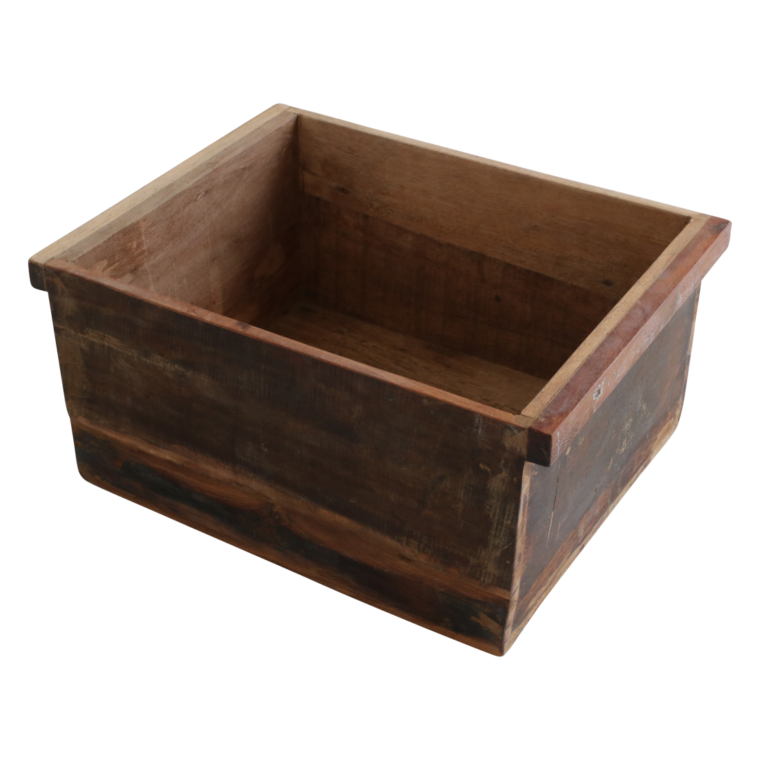 Raw Materials Amsterdam Factory opbergbox - FSC-gecertificeerd gerecycled hout - 42 x 20 x 30 cm
