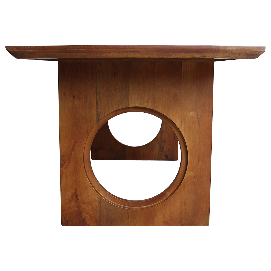 Raw Materials Amsterdam Bolle, afgeschuinde Loop mangohouten eettafel - 180 cm
