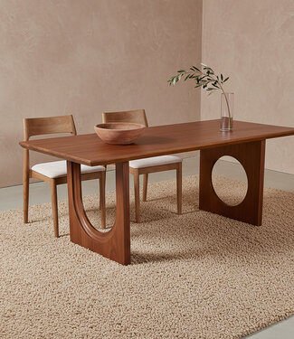 Raw Materials Amsterdam Afgerond en afgeschuind mix mangohouten eettafel - 240 cm