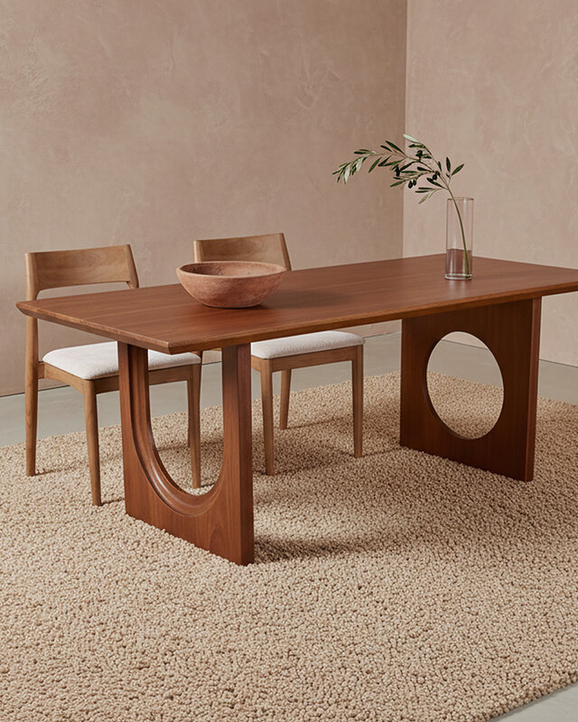 Raw Materials Amsterdam Afgerond en afgeschuind mix mangohouten eettafel - 240 cm