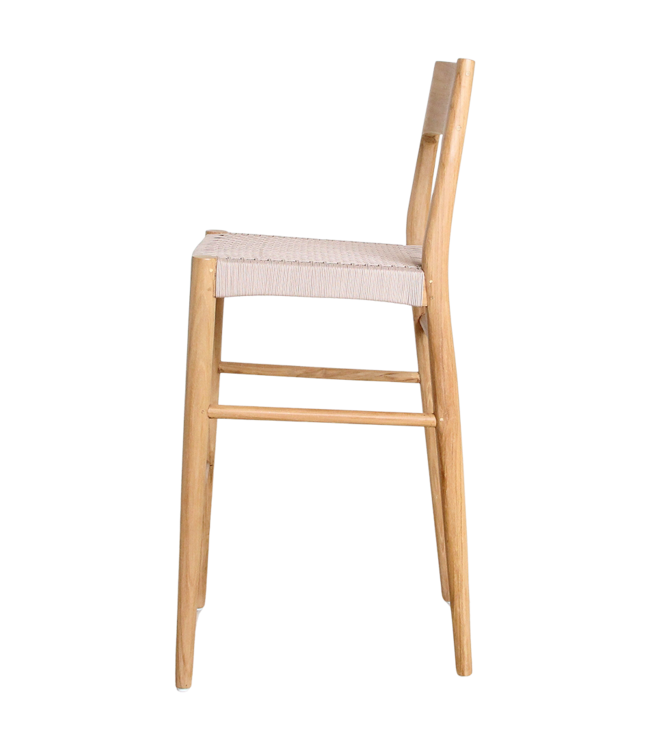 Raw Materials Amsterdam Freya teakhouten barstoel voor buiten