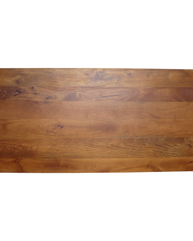 Raw Materials Amsterdam Bolle, afgeschuinde Loop mangohouten eettafel - 180 cm