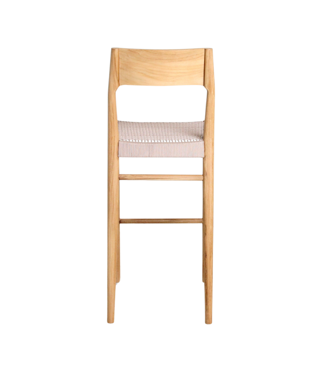 Raw Materials Amsterdam Freya teakhouten barstoel voor buiten