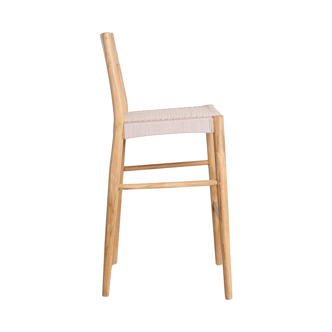 Raw Materials Amsterdam Freya teakhouten barstoel voor buiten