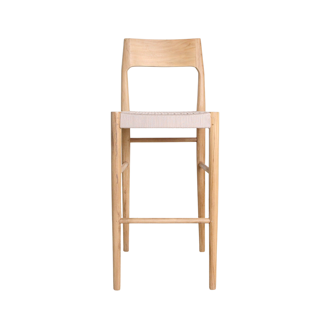 Raw Materials Amsterdam Freya teakhouten barstoel voor buiten