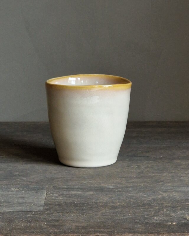 Luksa Home Collection Koffiekop Trulli | Beige | 4 Stuks | H8,5 x D8,5 cm