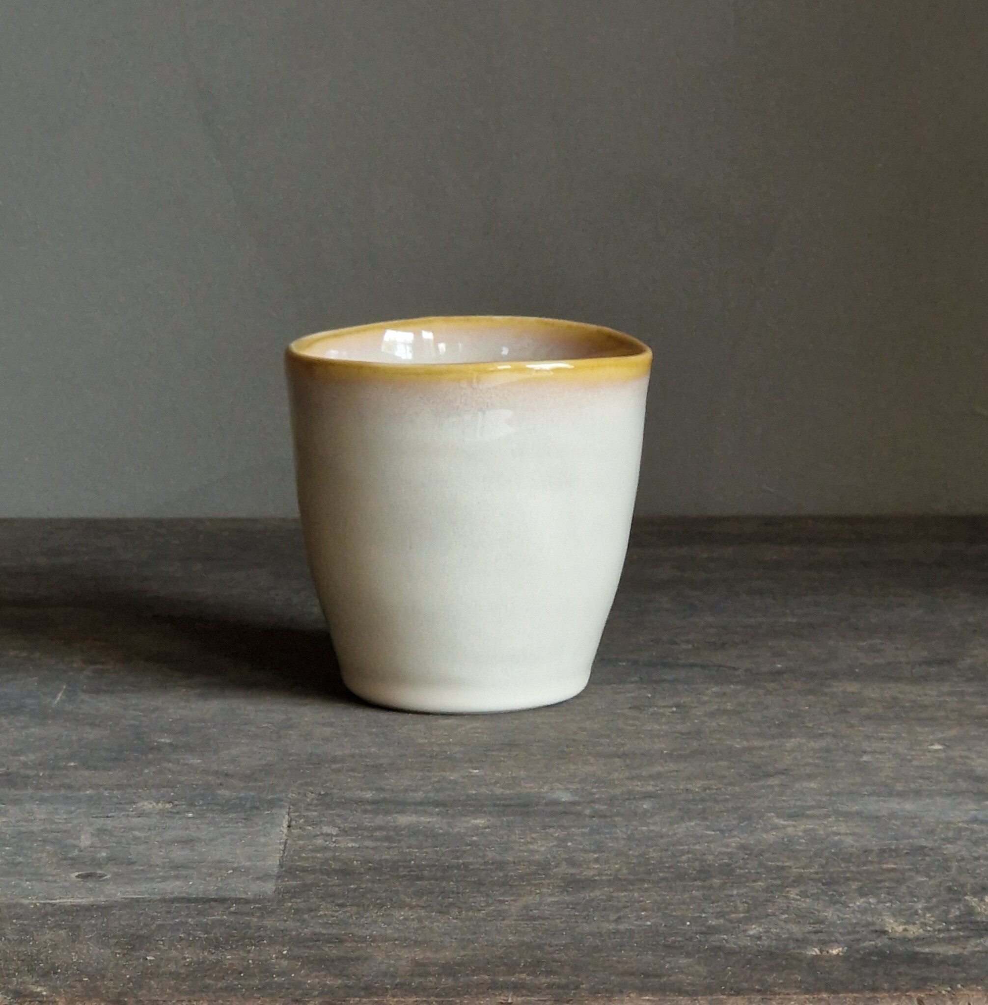 Luksa Home Collection Koffiekop Trulli | Beige | 4 Stuks | H8,5 x D8,5 cm