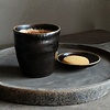 Koffiekop Trulli | Donkerbruin | 4 Stuks | H8,5 x D8,5 cm