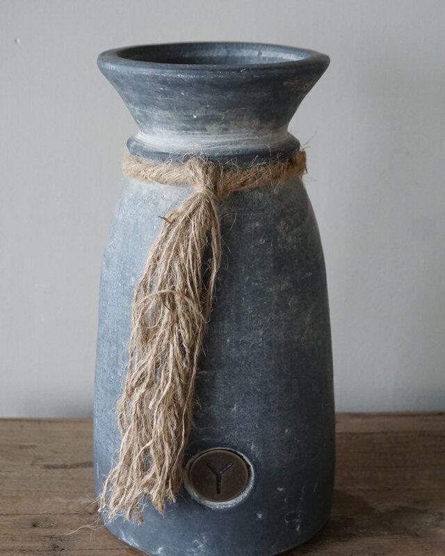 Brynxz Pot Vaas Met Touw | S | Ancient Clay | H25xD13 cm