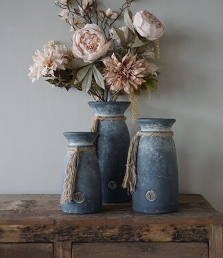 Brynxz Pot Vaas Met Touw | M | Ancient Clay | H30xD15 cm