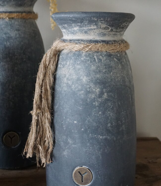 Brynxz Pot Vaas Met Touw | M | Ancient Clay | H30xD15 cm