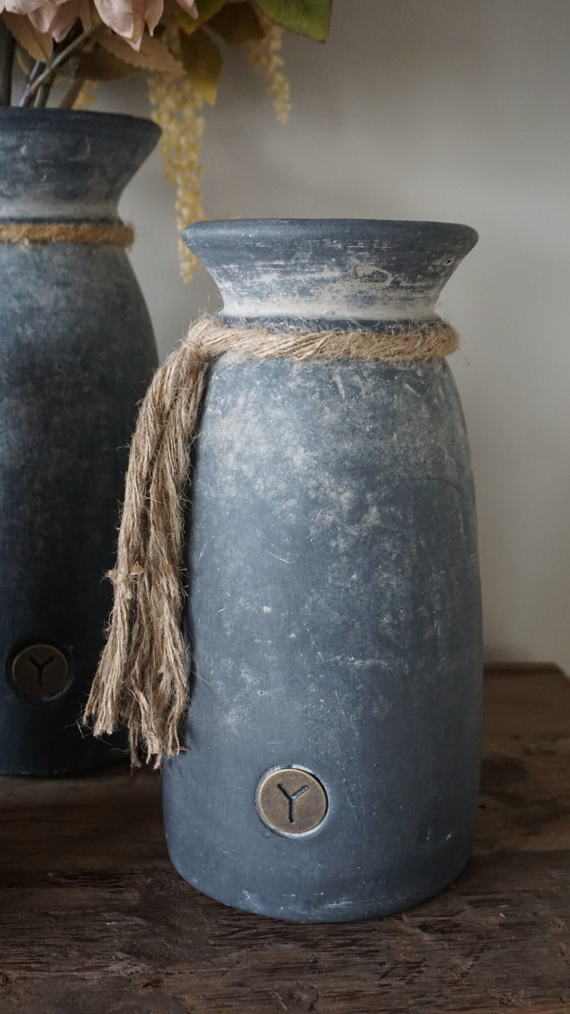 Brynxz Pot Vaas Met Touw | M | Ancient Clay | H30xD15 cm
