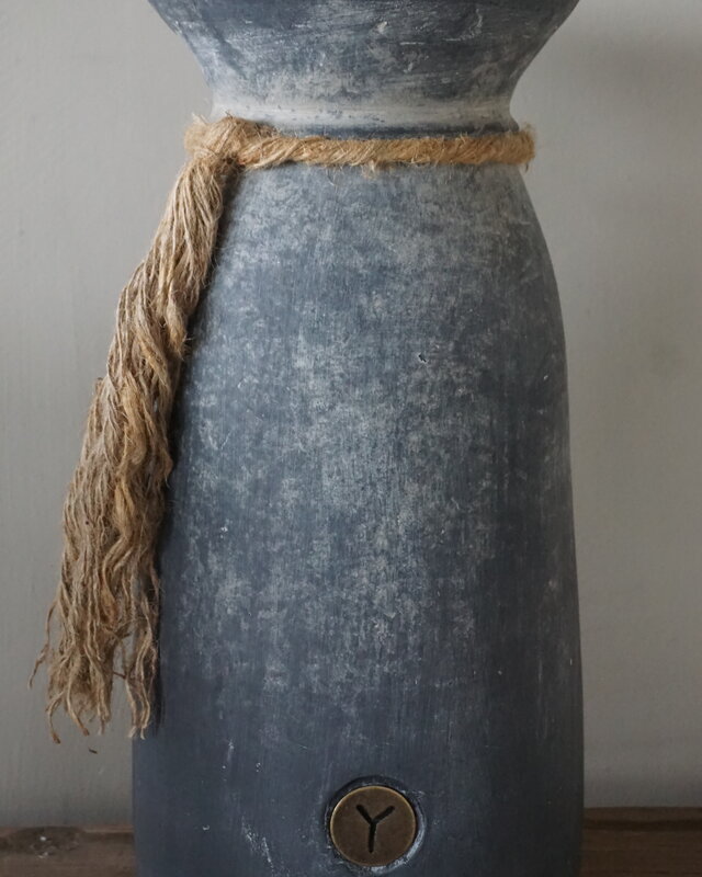 Brynxz Pot Vaas Met Touw | L | Ancient Clay | H35xD16 cm