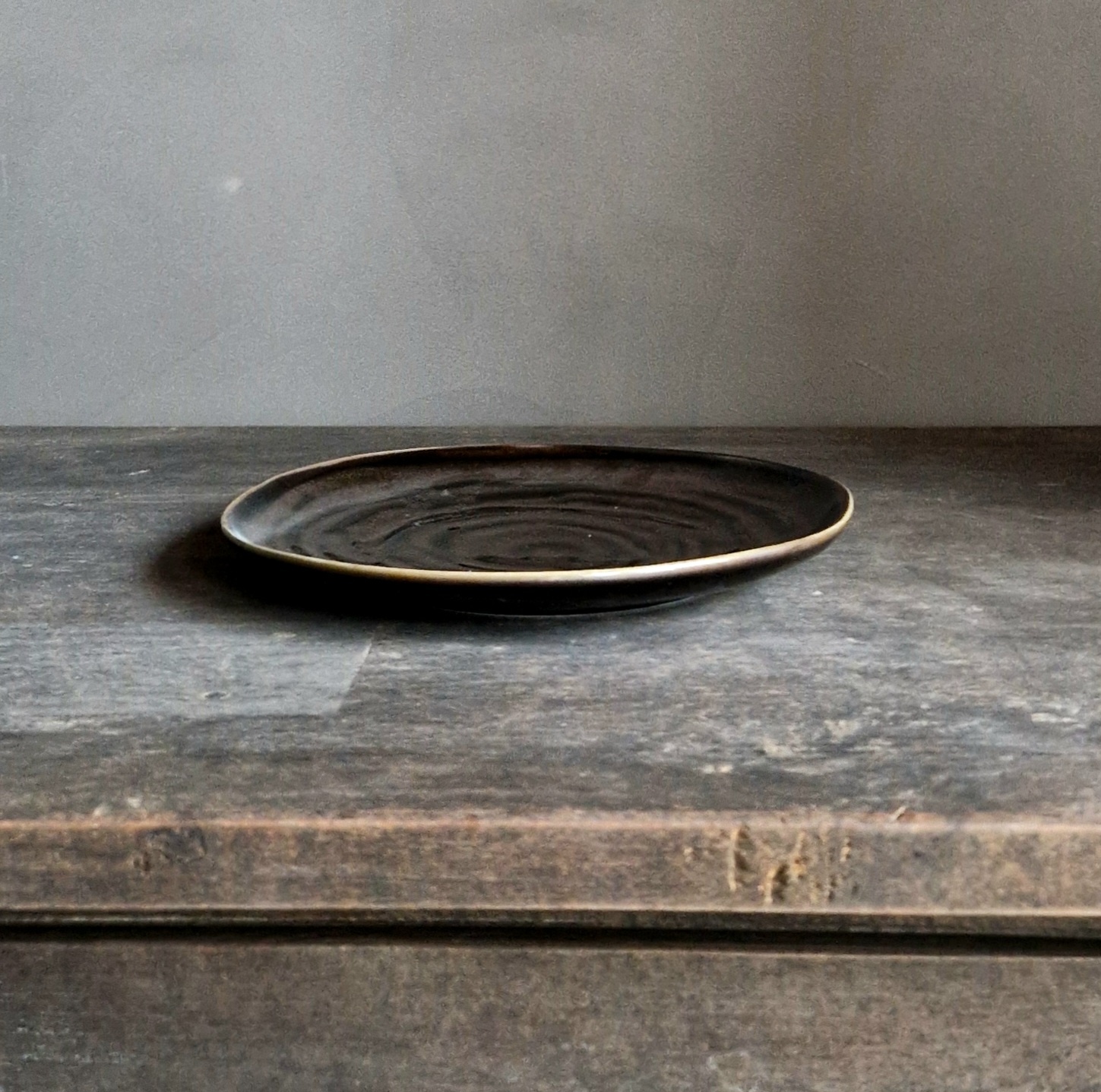 Luksa Home Collection Dinerbord Trulli | Donkerbruin | Set Van 2 | H3 x D28 cm