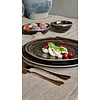 Dinerbord Trulli | Donkerbruin | Set Van 2 | H3 x D28 cm