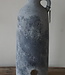 Brynxz Vaas Fles Met Oor | M | Stone Black | H38xD15 cm