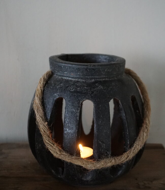 Brynxz Windlicht Hurricane | Basalt | Set Van 2