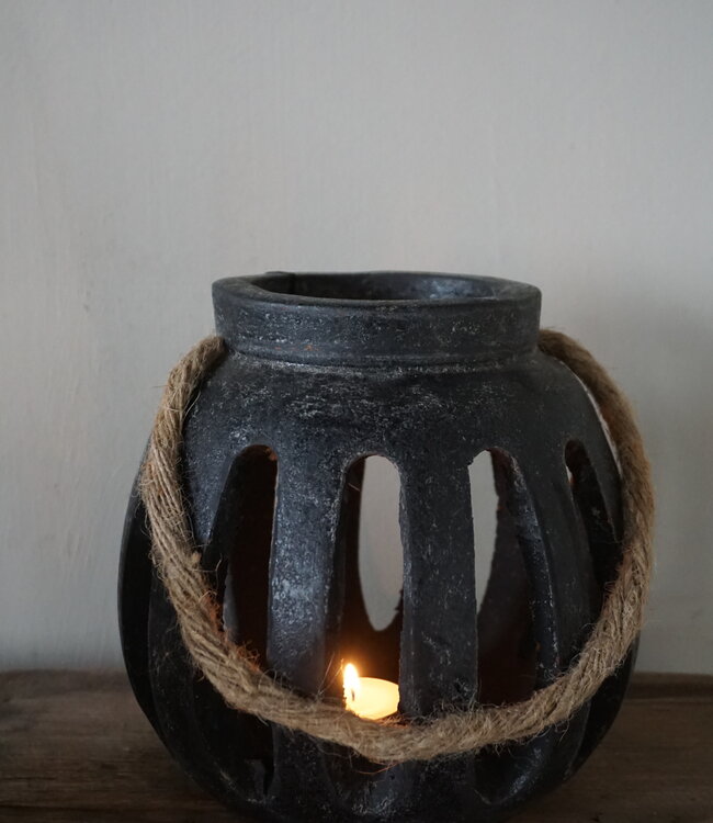 Brynxz Windlicht Hurricane | Basalt | Set Van 2