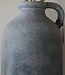 Brynxz Vaas Fles Met Oor | L | Stone Black | H46xD19 cm