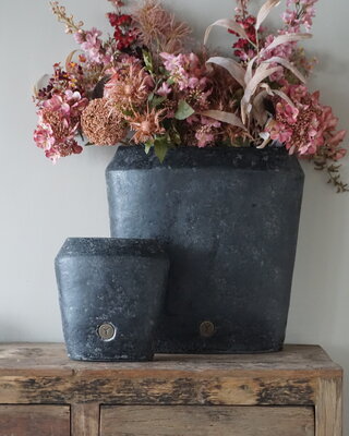 Brynxz Plantenbak Ovaal Deluxe | L | Basalt | H45xB44xD15 cm