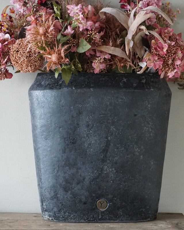 Brynxz Plantenbak Ovaal Deluxe | L | Basalt | H45xB44xD15 cm