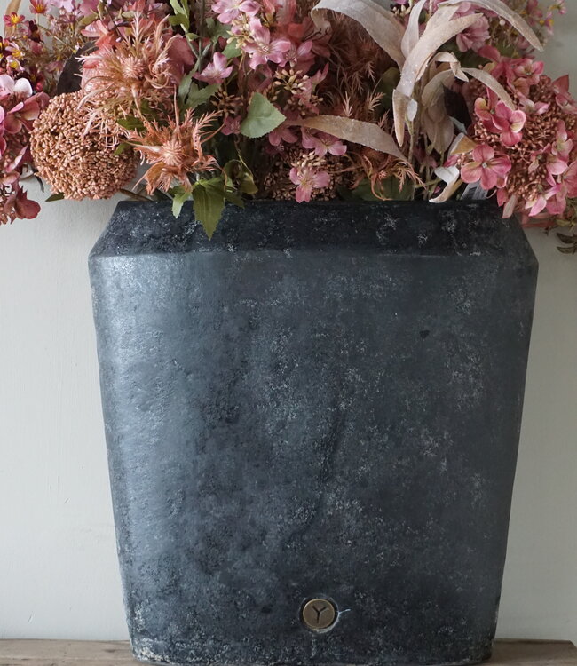 Brynxz Plantenbak Ovaal Deluxe | L | Basalt | H45xB44xD15 cm