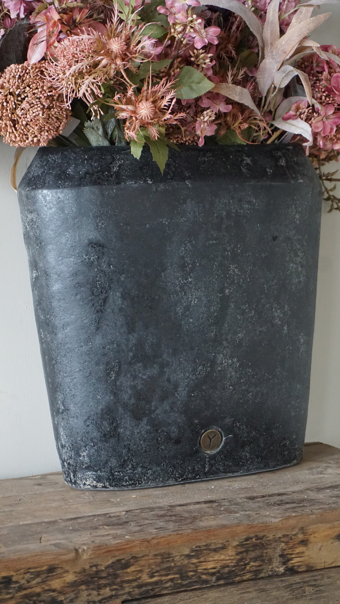 Brynxz Plantenbak Ovaal Deluxe | L | Basalt | H45xB44xD15 cm